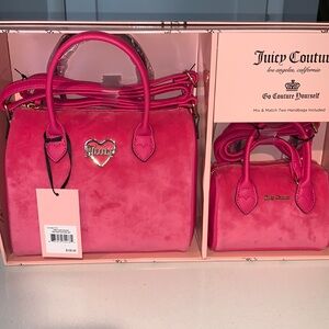 Juicy couture two piece satchels set💞💞💞👛👛